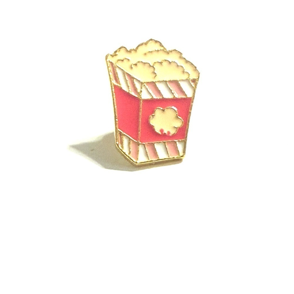 Women’s Jewelry Fashion Unique Popcorn Enamel Pin- Pink, White, Gold,&Yellow